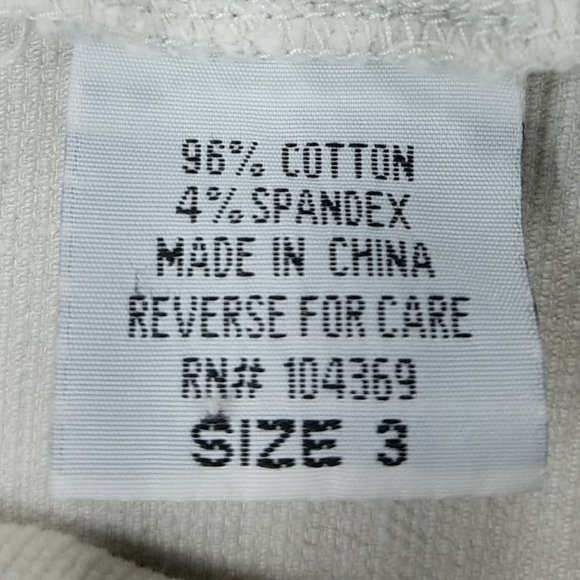 YMI Soft White Corduroy Frayed Hem Tiered Skirt Size 3 - Picture 6 of 9